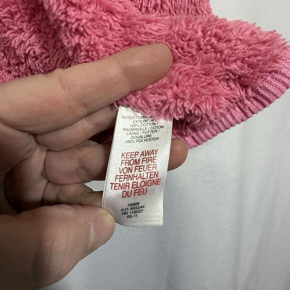 Baby Boden Pink Fleece Lined Corduroy Button Up Chore Jacket Girl's 18-24 Months - Picture 9 of 10